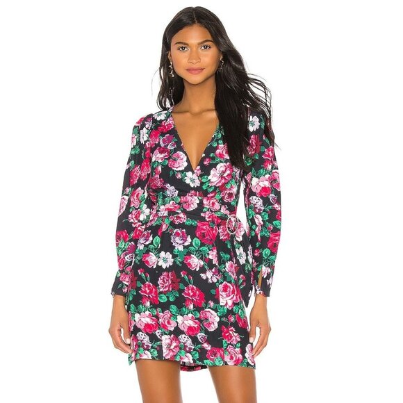 Ronny Kobo Collection Dresses & Skirts - Ronny Kobo NWT Edrea Floral Mini Dress in Black Multi size Small